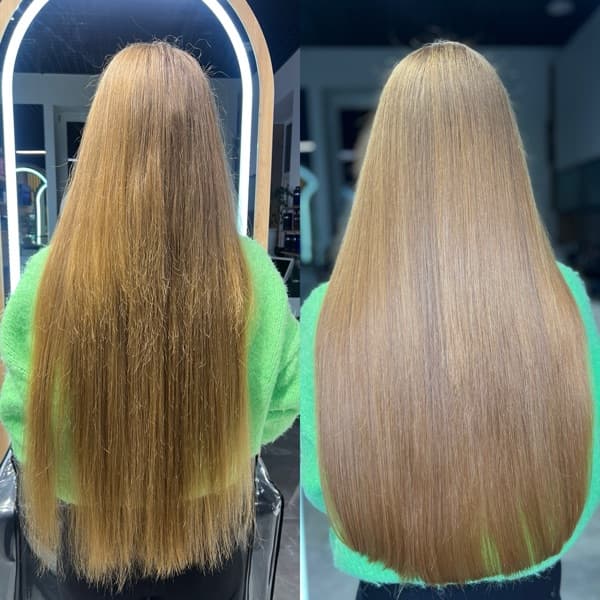 Hair coloring results at Viola Mukachevo