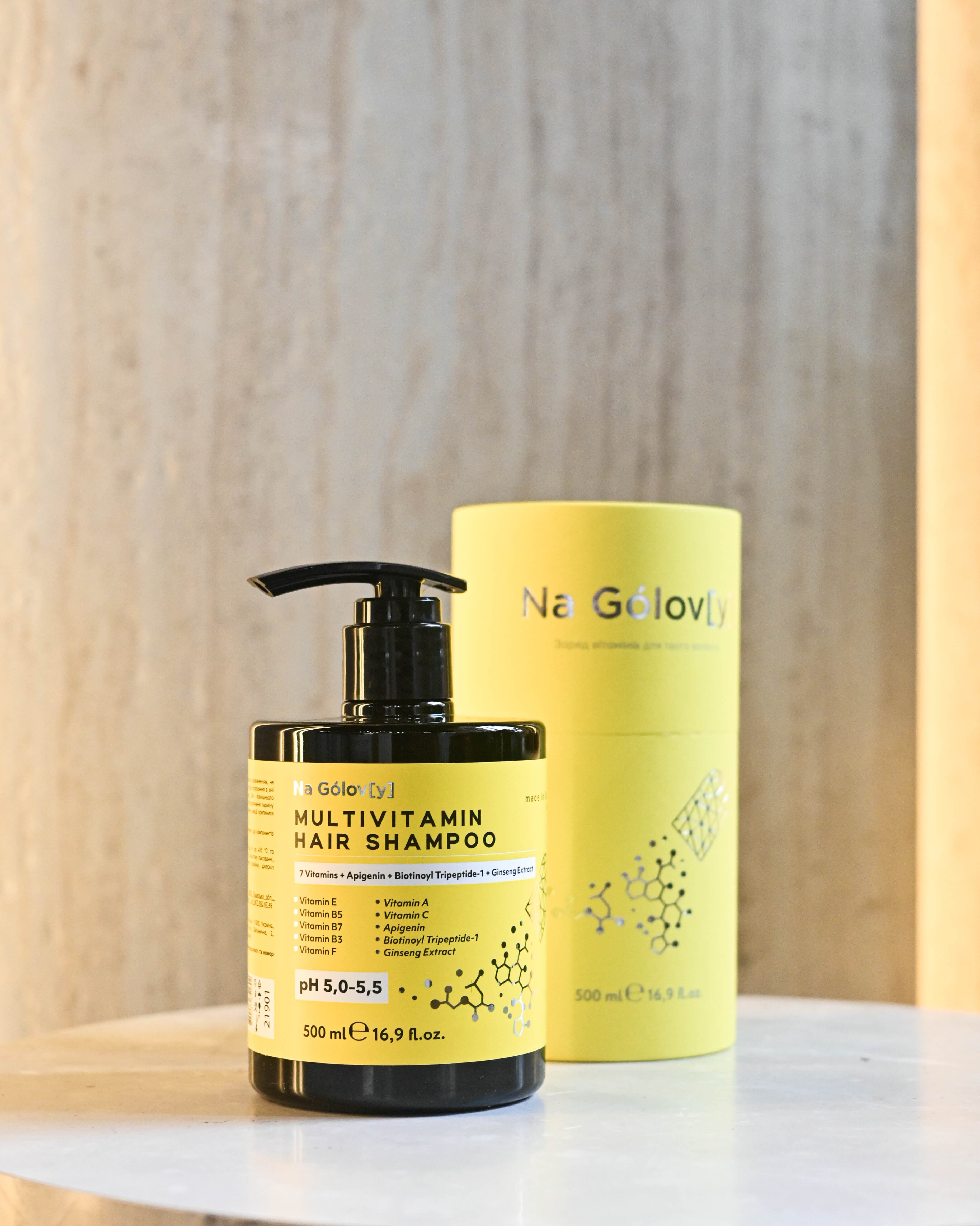 Na Gólov[y] Мультивітамінний тонізувальний шампунь для волосся — buy in Ukraine