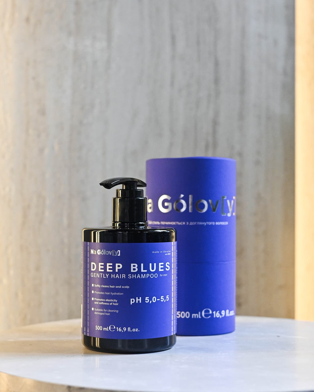 Na Gólov[y] (На Голову) М'який шампунь для чоловіків DEEP BLUES — купити в Україні