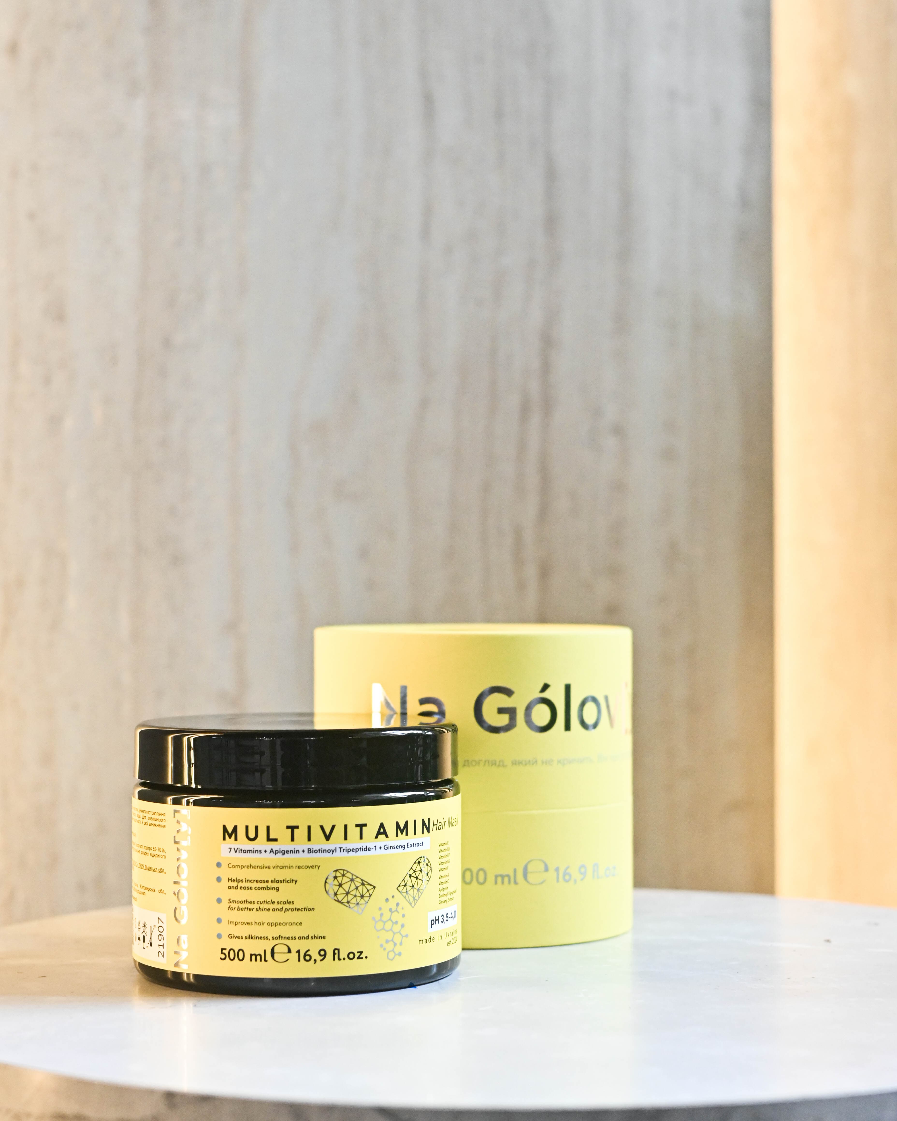 Na Gólov[y] Мультивітамінна тонізувальна маска для волосся — buy in Ukraine