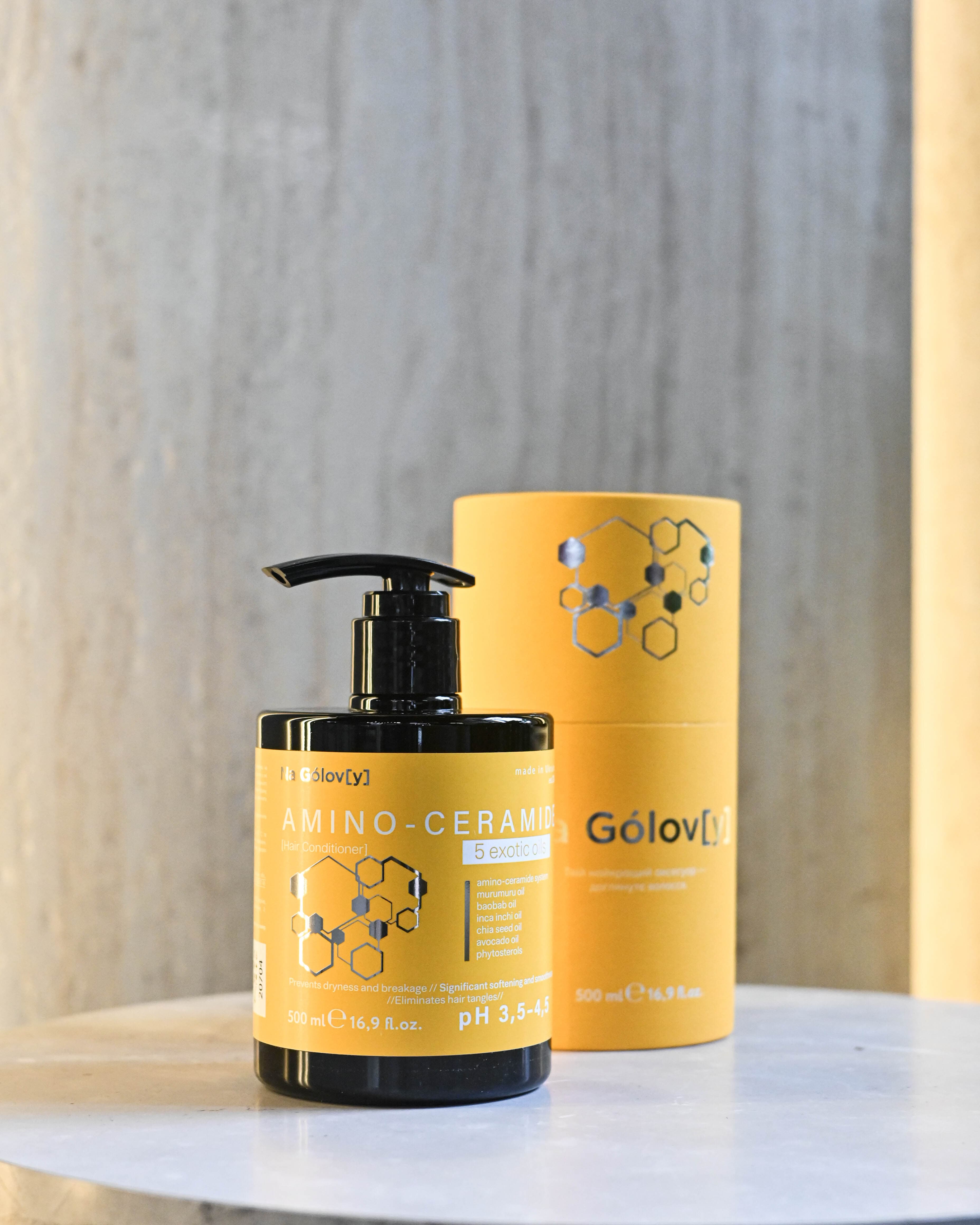 Na Gólov[y] Аміно-церамідний кондиціонер для волосся 5 екзотичних олій — buy in Ukraine