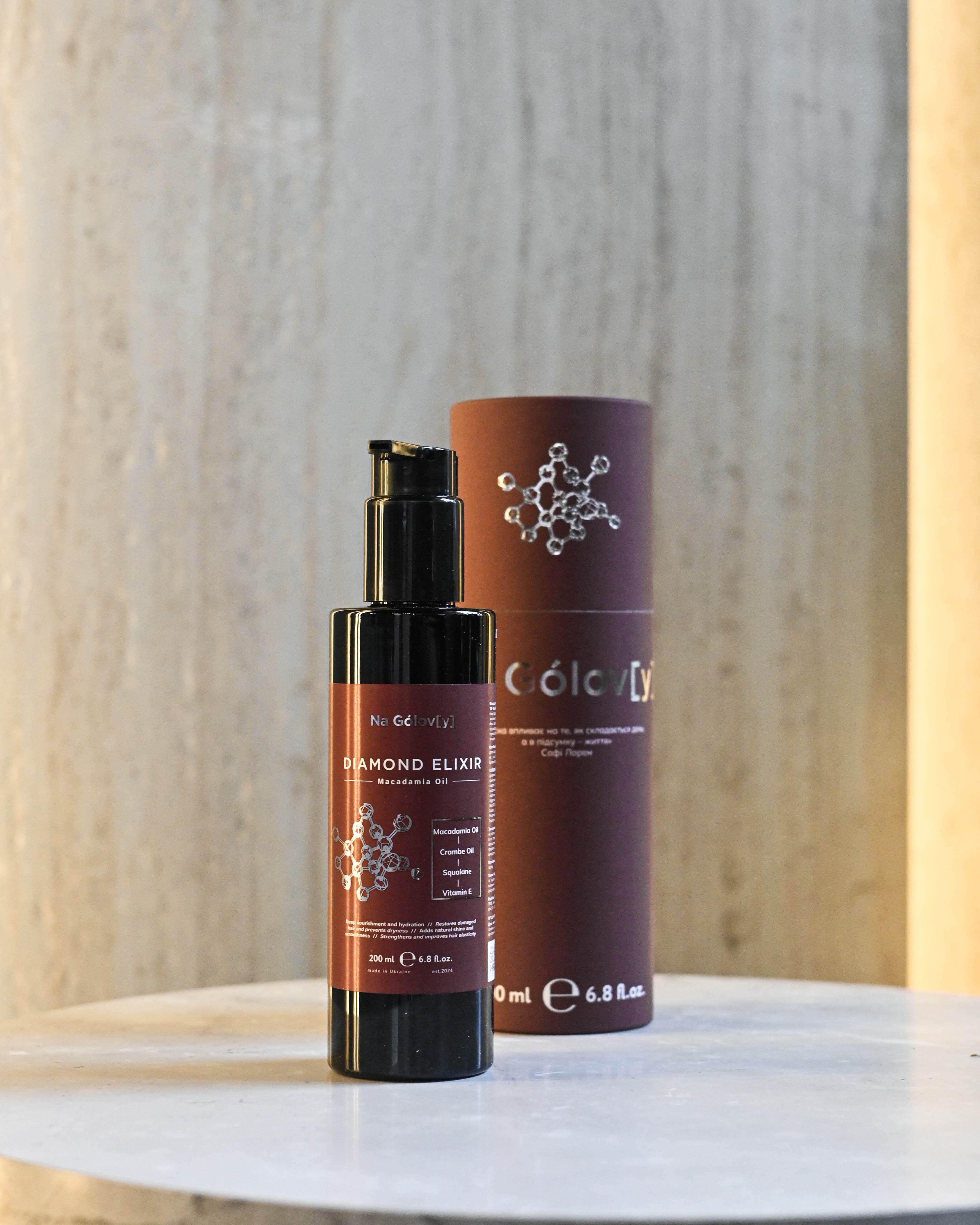 Na Gólov[y] DIAMOND ELIXIR Hair Fluid with Macadamia Oil — buy in Ukraine